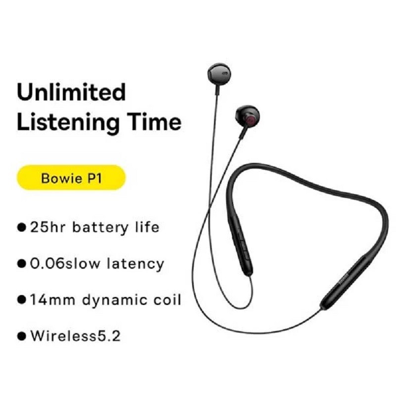 هندزفری بلوتوثی باسئوس مدل  Baseus Bowie P1 Neckband Earphone A00025800
