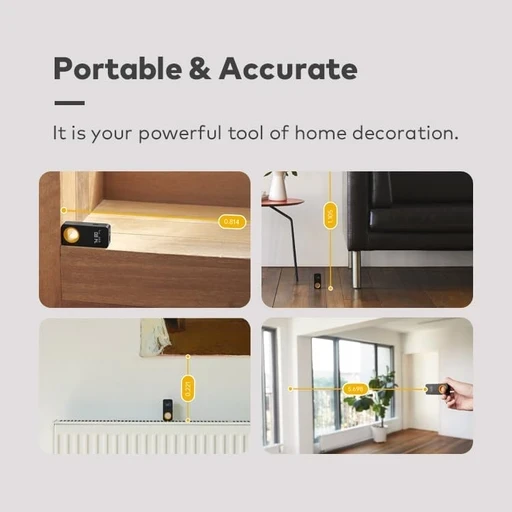 متر لیزری هوشمند هوتو مدل Hoto Smart Laser Measure QWCJY001