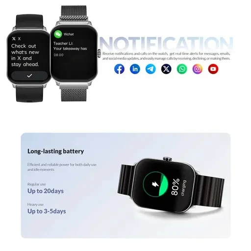 ساعت هوشمند گلوریمی مدل Glorimi GC Slim