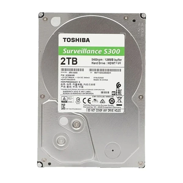 هارد دیسک اینترنال توشیبا مدل Toshiba S300 Surveillance با ظرفیت 4 ترابایت