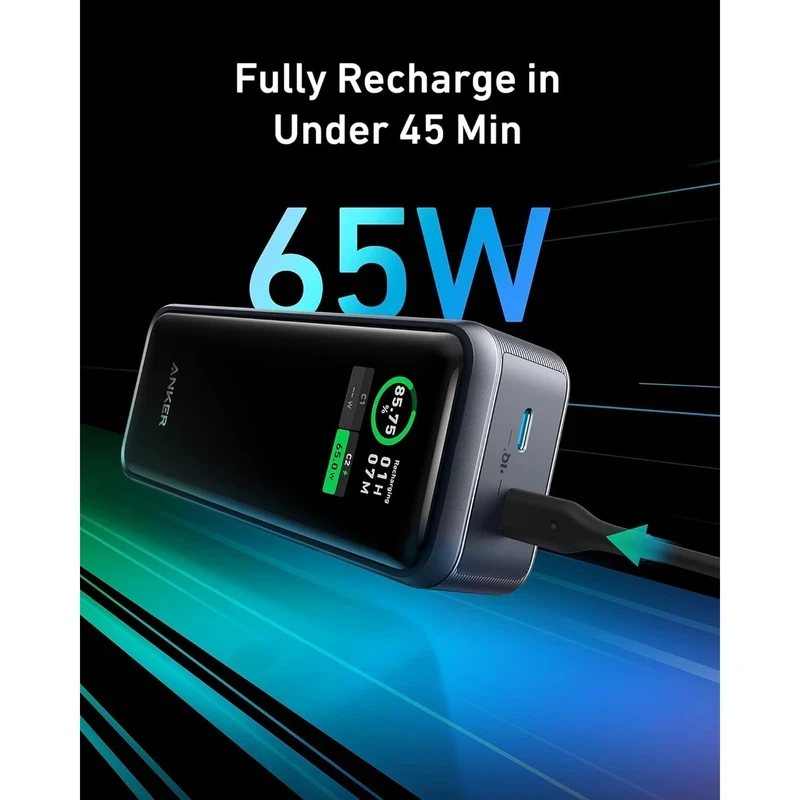 پاوربانک انکر مدل Anker Prime A1335 ظرفیت 12000 میلی آمپر ساعت