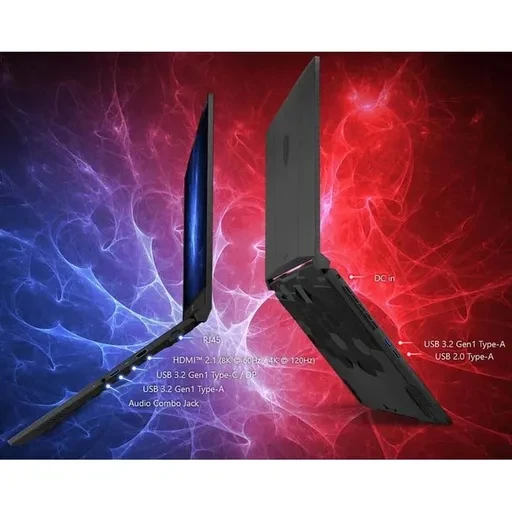 لپ تاپ 15.6 اینچی ام اس آی مدل MSI Katana 15 HX B14WFK i9 14900HX 32GB DDR5 1TB SSD 8GB RTX5060 IPS