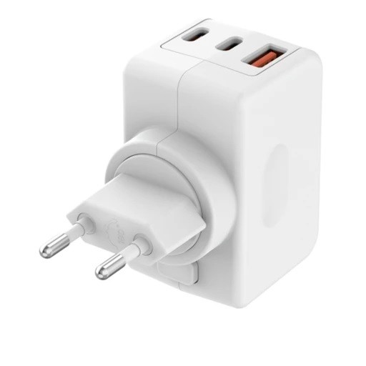 شارژر دیواری بودی مدل Budi AC352EW با خروجی USB و USB-C و توان 65 وات