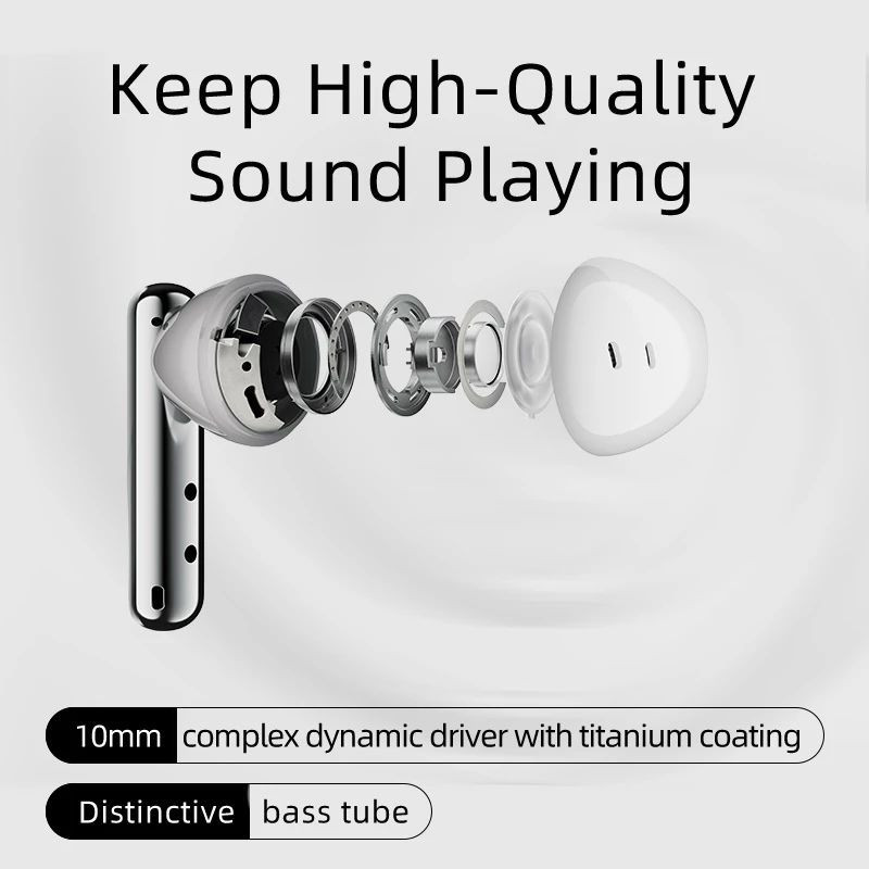 هدفون بی سیم کیو سی وای QCY T21 Fairybuds