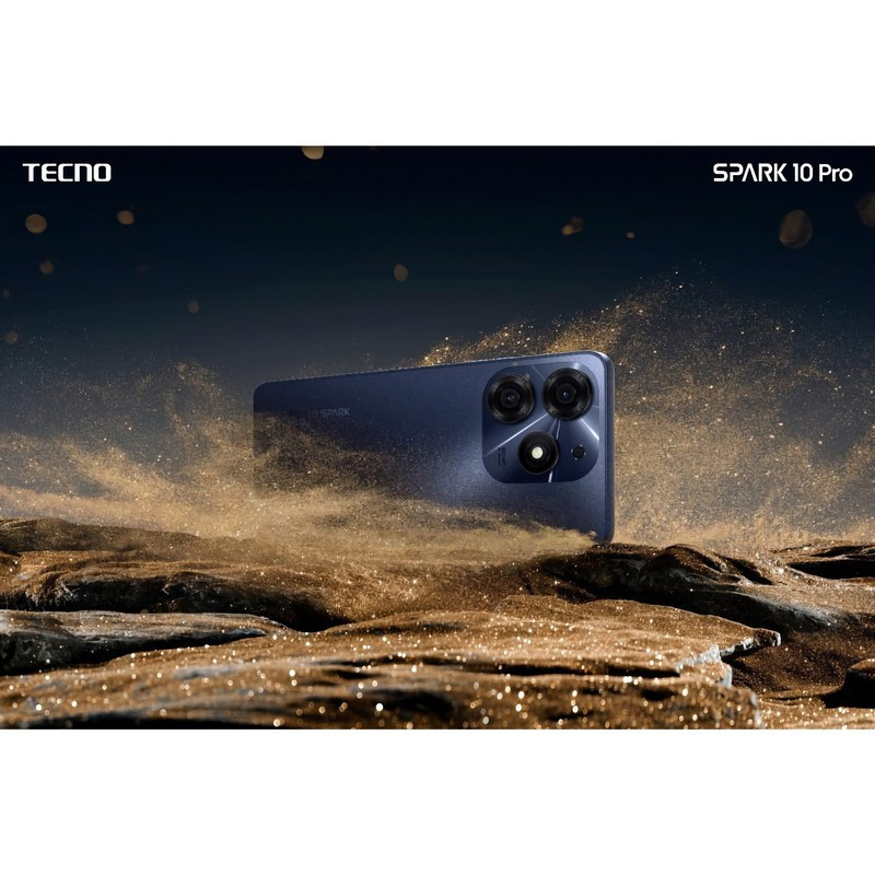 گوشی موبایل تکنو Spark 10 Pro دو سیم کارت ظرفیت 128 گیگابایت و رم 8 گیگابایت به همراه گلس