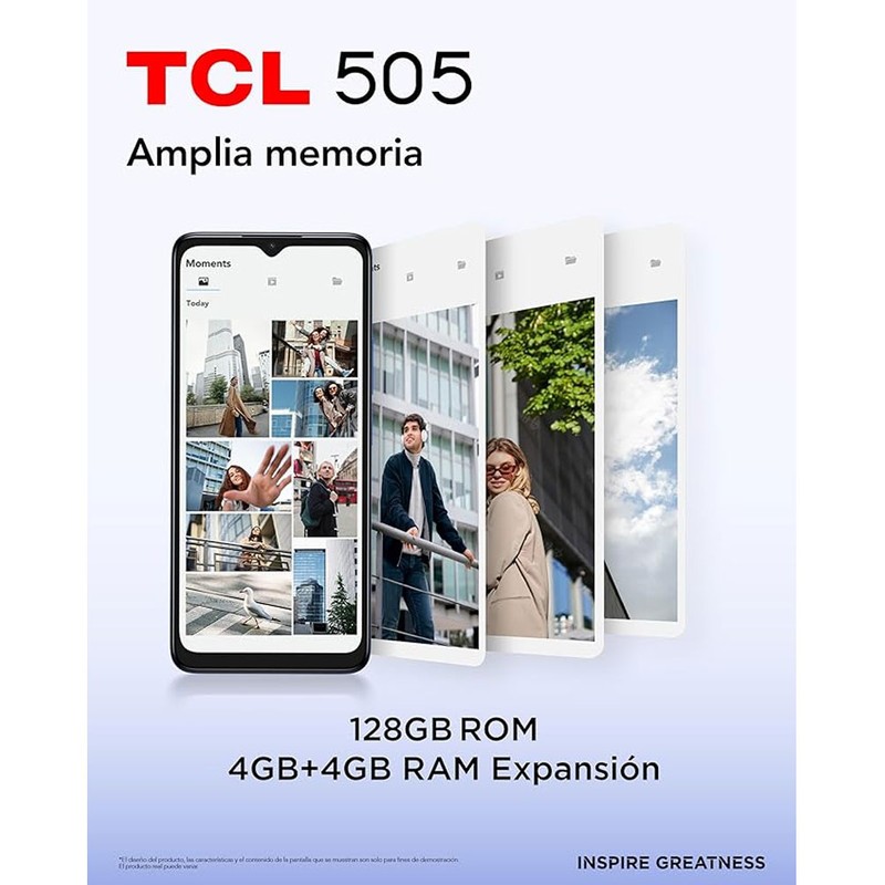 گوشی موبایل تی سی ال TCL 505 دو سیم کارت ظرفیت 64 گیگابایت و رم 4 گیگابایت