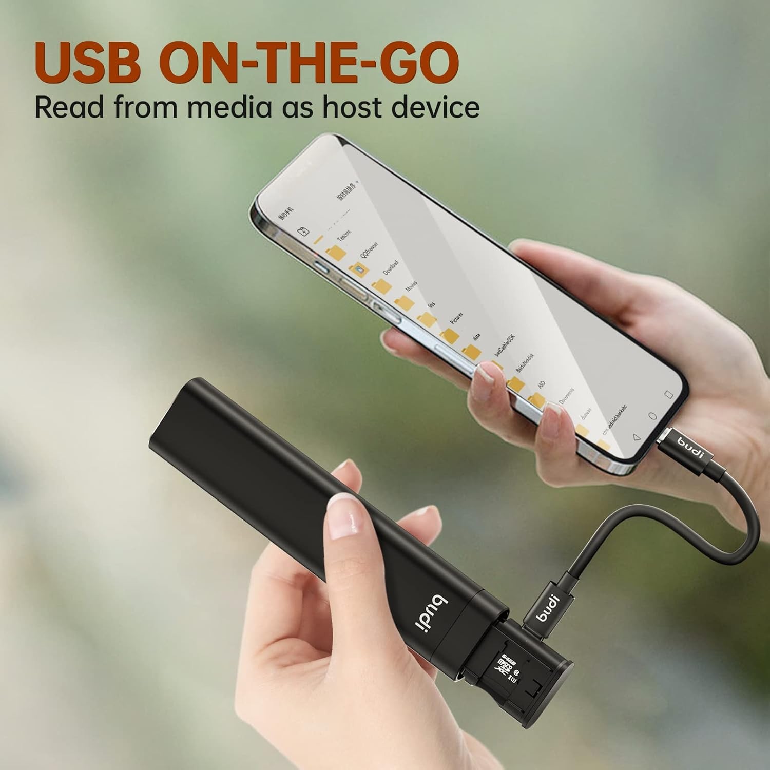 کیت 9 کاره رم ریدر و کابل تبدیل بودی مدل Budi DC516R