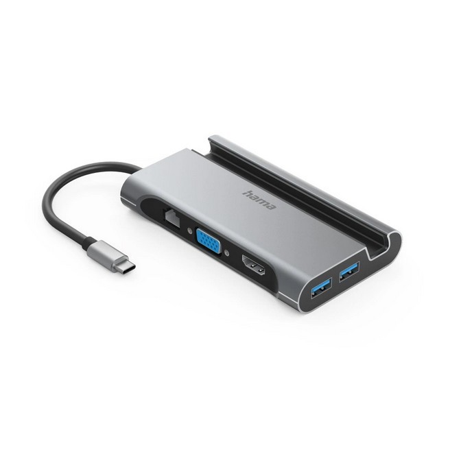 هاب 7 پورت هاما Hama USB-C Connect 2Mobile-200102