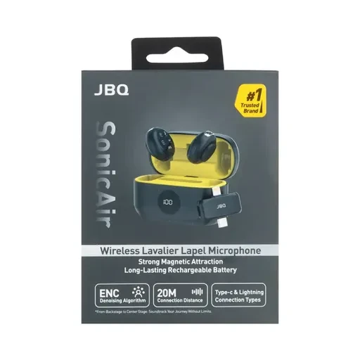 میکروفن بی‌سیم جی بی کیو مدل JBQ Lavalier Lapel Sonic Air B250352