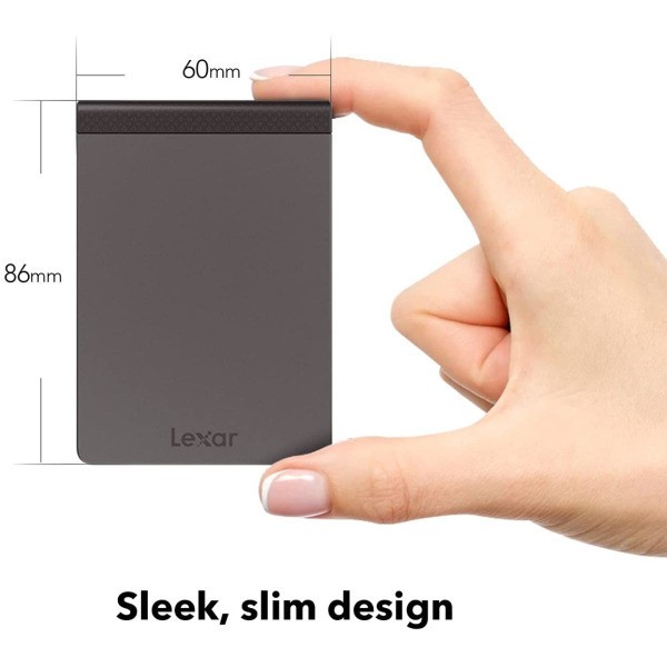 حافظه اس اس دی اکسترنال لکسار  LEXAR SSD SL200X 1T ظرفیت 1 ترابایت