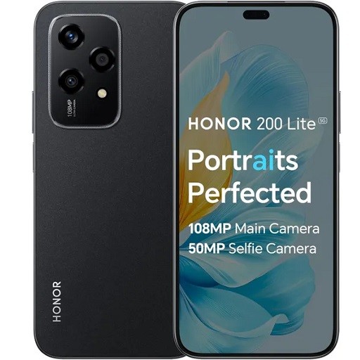 گوشی موبایل آنر مدل Honor 200 Lite 5G دو سیم کارت ظرفیت 256 گیگابایت و رم 12 گیگابایت+بیمه