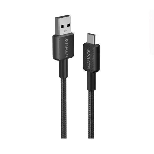 کابل شارژ کنفی USB به USB-C انکر مدل 322 A81H6 طول 1.8 متر