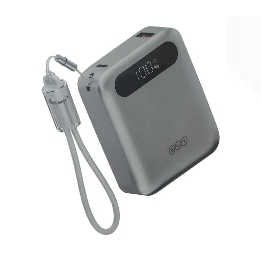 پاوربانک کیو سی وای 22.5 وات مدل PB10D ظرفیت 10000 میلی آمپر