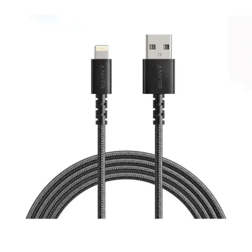 کابل شارژ کنفی USB به لایتنینگ انکر مدل Anker A8012 طول 0.9 متر