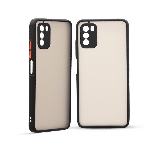 کاور مدل هیبریدی پشت مات مناسب برای گوشی موبایل شیائومی Poco m3