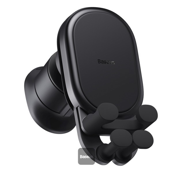 پایه نگهدارنده و شارژر بی سیم 15 وات باسئوس مدل Stable Gravitational Mount Pro (Air Outlet Version)