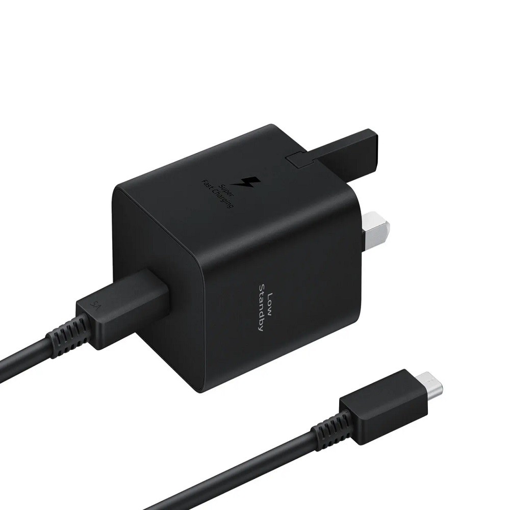 شارژر دیواری 45W سامسونگ مدل SAMSUNG T4511 LOW STANDBY سه پین به همراه کابل 1.8 متری Type-C