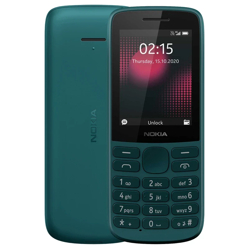 گوشی موبایل نوکیا مدل Nokia 215 4G دو سیم کارت ظرفیت 128 مگابایت و رم 64 مگابایت-مونتاژ ایران