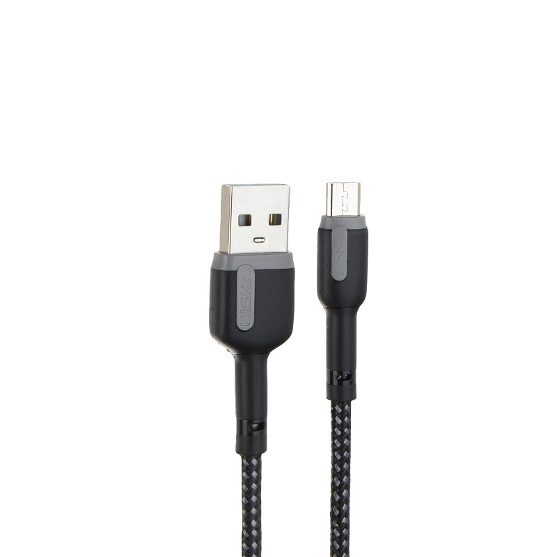 کابل شارژ USB به Micro Usb هیسکا مدل Hiska LX2022 با طول 2 متر