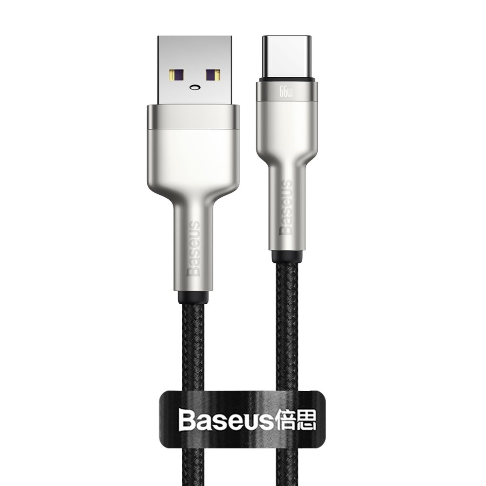 کابل تبدیل USB به 66W Type-C باسئوس مدل CAKF000001 با طول 0.25 متر