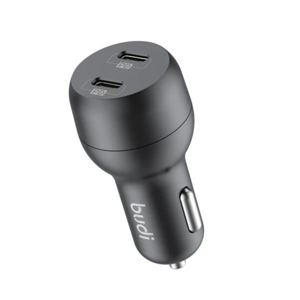 شارژر فندکی بودی مدل Budi CC108RB با خروجی USB-C و توان 40 وات