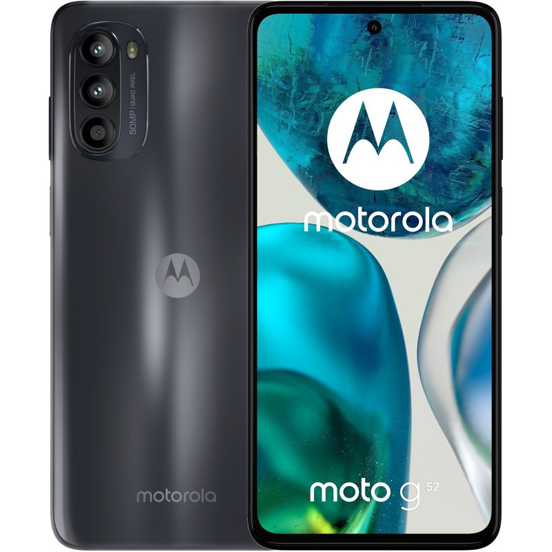 گوشی موبایل موتورولا Moto G52 دو سیم کارت ظرفیت 128 گیگابایت و رم 6 گیگابایت + قاب محافظ