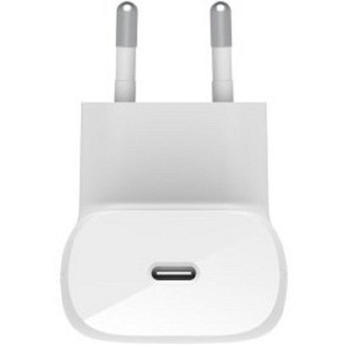 شارژر دیواری 30 وات فست شارژ تک پورت بلکین مدل WCA005vfWH BOOST CHARGE