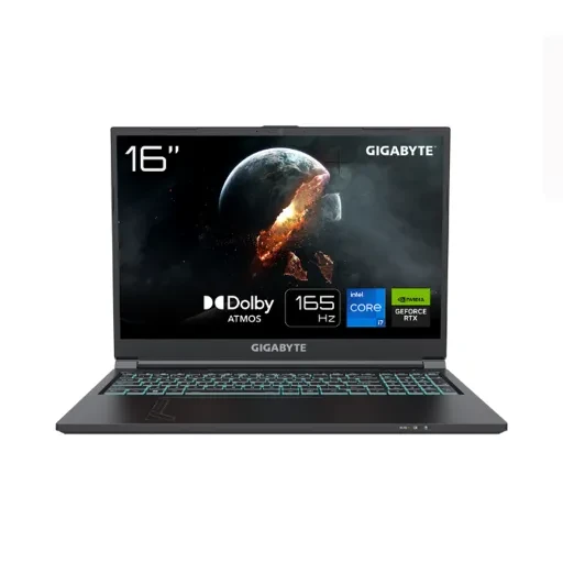 لپ تاپ 16 اینچی گیگابایت مدل Gigabyte G6 KF H3EE854KD i7 13620H 16GB DDR5 1TB SSD 8GB RTX4060