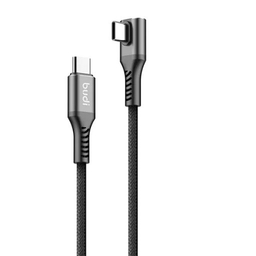 کابل شارژ USB-C به USB-C بودی مدل Budi DC253TTZ12B توان 65 وات طول 1.2 متر