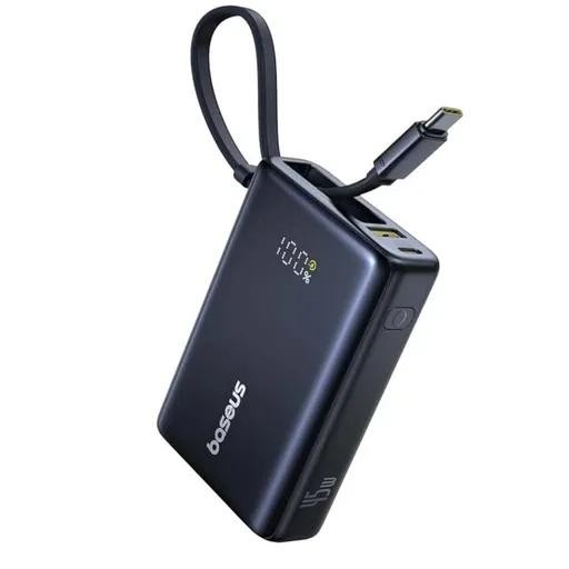 پاوربانک باسئوس 45 وات مدلPicoGo Digital Display Power Bank -ظرفیت 10000 میلی آمپرساعت