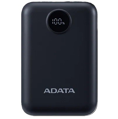 پاوربانک ای دیتا 20 وات مدل Adata C100 Digital Display ظرفیت 10000 میلی آمپر