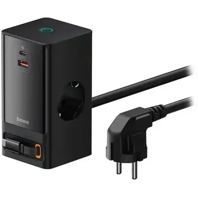 شارژر رومیزی باسئوس مدل Power Combo PSLR000301 با توان 65 وات