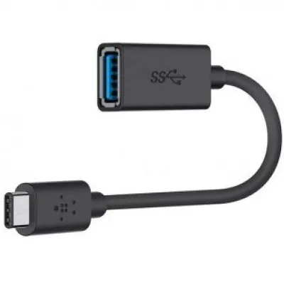 مبدل USB-C به USB-A  بلکین مدل F2CU036btBLK  طول 15 سانتی متر