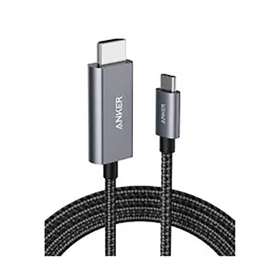کابل تبدیل Type C به HDMI انکر Anker Nylon USB-C to HDMI 4K Cable A8730