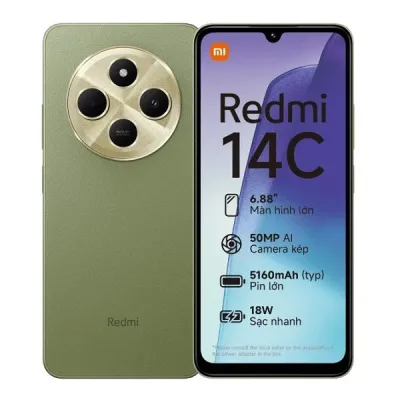 گوشی موبایل شیائومی Redmi 14c دو سیم کارت ظرفیت 128 گیگابایت و رم 6 گیگابایت - اندونزی