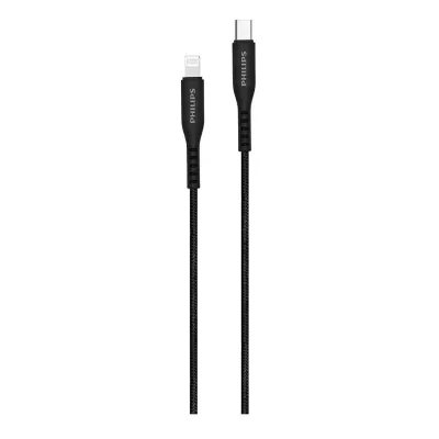 کابل USB-C به لایتنینگ فیلیپس مدل Philips DLC8731B طول 1.2 متر