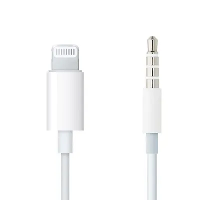 کابل تبدیل لایتنینگ به فیش 3.5 میلیمتری (AUX) اپل MR2C2ZE/A طول 1.2 متر