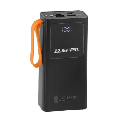 پاوربانک فونیکس مدل Fownix G01 با ظرفیت 20000 میلی آمپر ساعت و توان 22.5 وات