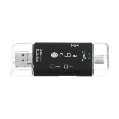 مبدل OTG تبدیل USB-C - USB - MicroUSB به SD - USB - TF پرووان مدل ProOne PCO03