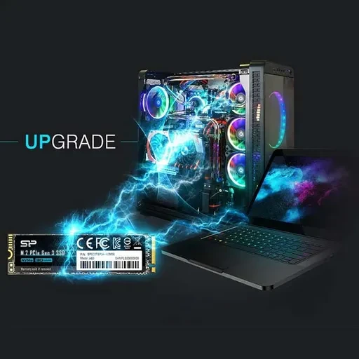 حافظه اس اس دی اینترنال سیلیکون پاور مدل A60 ظرفیت 128 گیگابایت رابط NVMe فرم فکتور M.2
