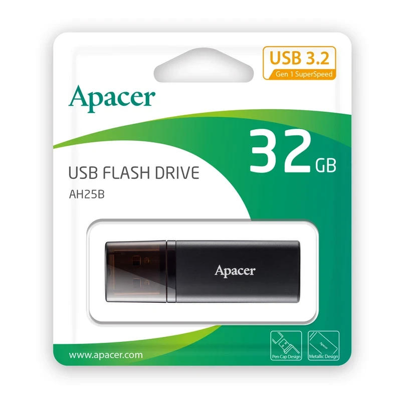 فلش مموری اپیسر مدل Apacer AH25B USB 3.2 ظرفیت 32 گیگابایت