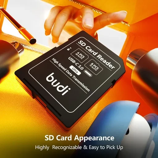 کارت خوان حافظه 12 اسلات بودی مدل Budi CP582B