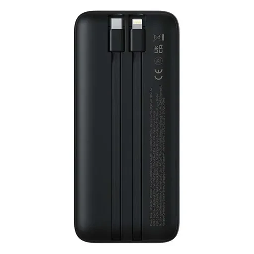 پاوربانک باسئوس Lipow Dual Cable توان 22.5 وات و ظرفیت 20000 میلی آمپر ساعت