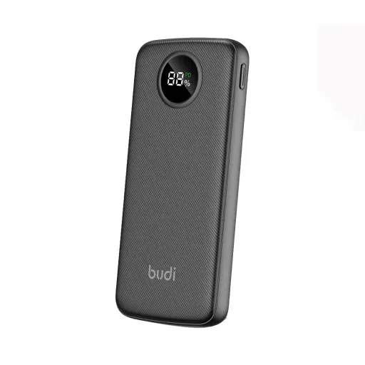 پاوربانک بودی مدل Budi PB820B1 ظرفیت 10000 میلی آمپر ساعت و توان 22.5 وات