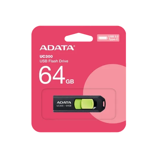 فلش مموری ای دیتا مدل UC300 ظرفیت 64 گیگابایت