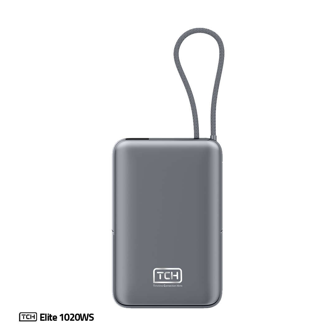 پاوربانک تی سی اچ مدل Elite 1020WS توان 22.5 وات و ظرفیت 10000 میلی‌آمپر ساعت