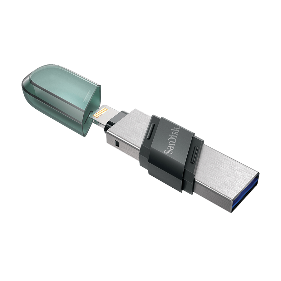 فلش مموری i-Flash سن دیسک مدل SanDisk iXpand Flash Drive Flip ظرفیت 256 گیگابایت