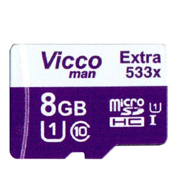 کارت حافظه microSDHC ویکومن Extre 533X کلاس 10 استاندارد UHS-I U1 ظرفیت 8 گیگابایت