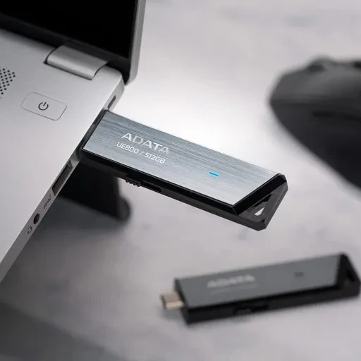 فلش مموری ای دیتا UE800 ظرفیت 128 گیگابایت رابط USB Type-C