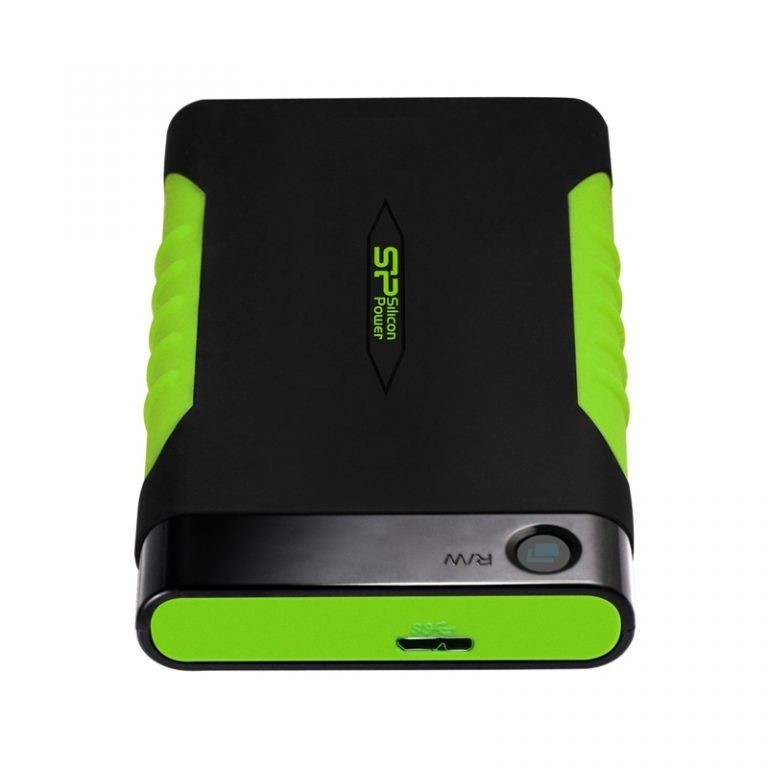 هارد اکسترنال سیلیکون پاور مدل Armor A15 ظرفیت یک ترابایت دارای رابط USB Type-A 3.2